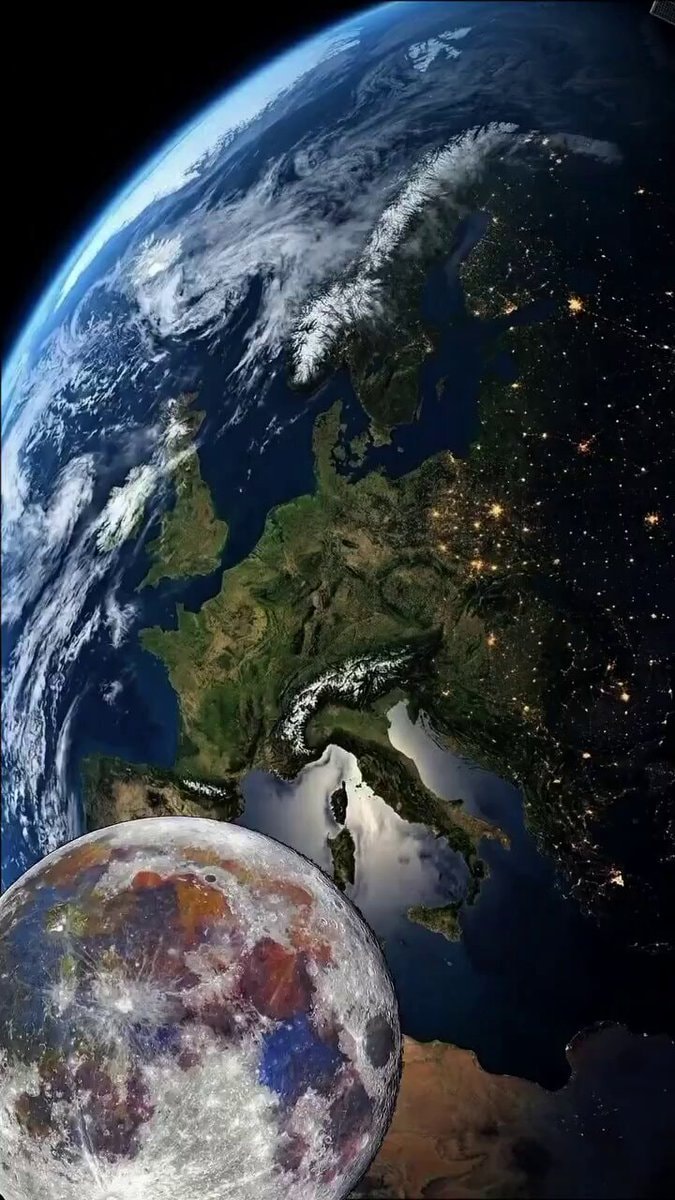 Earth and Moon cosmic partnership