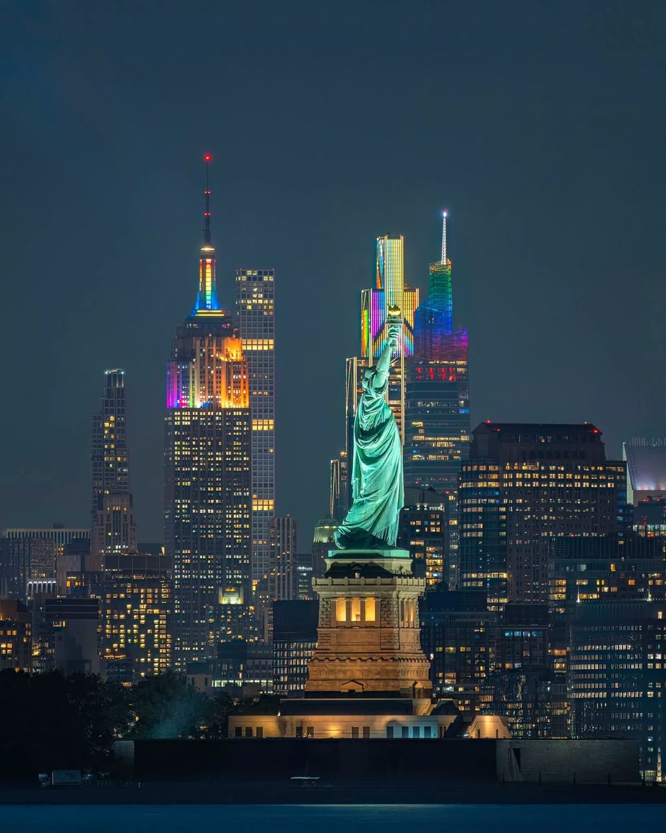 Statue of Liberty New York night