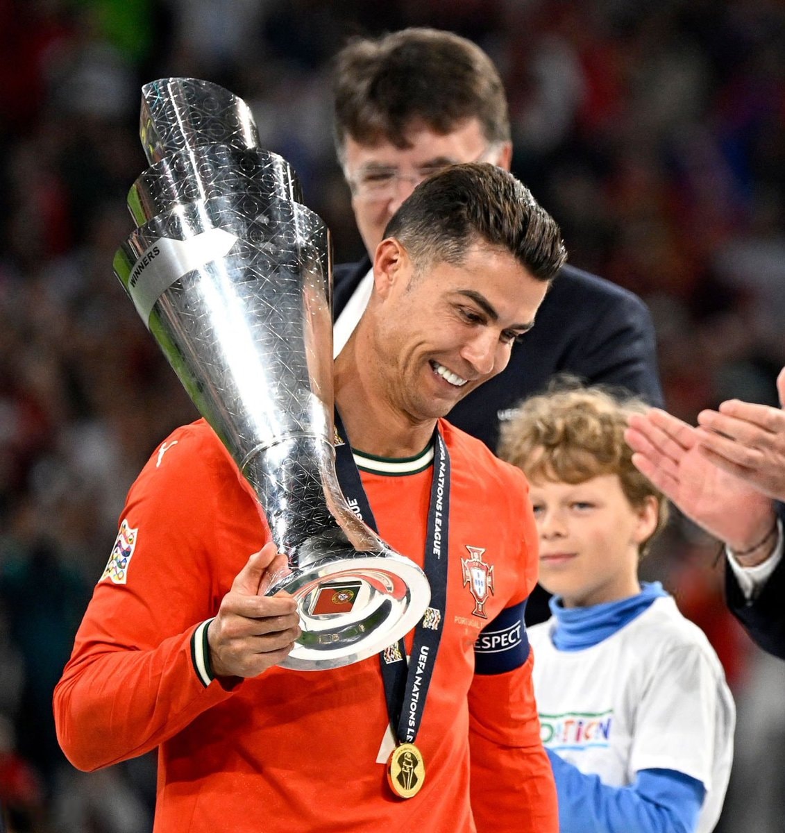 Cristiano Ronaldo UEFA Nations League Trophy