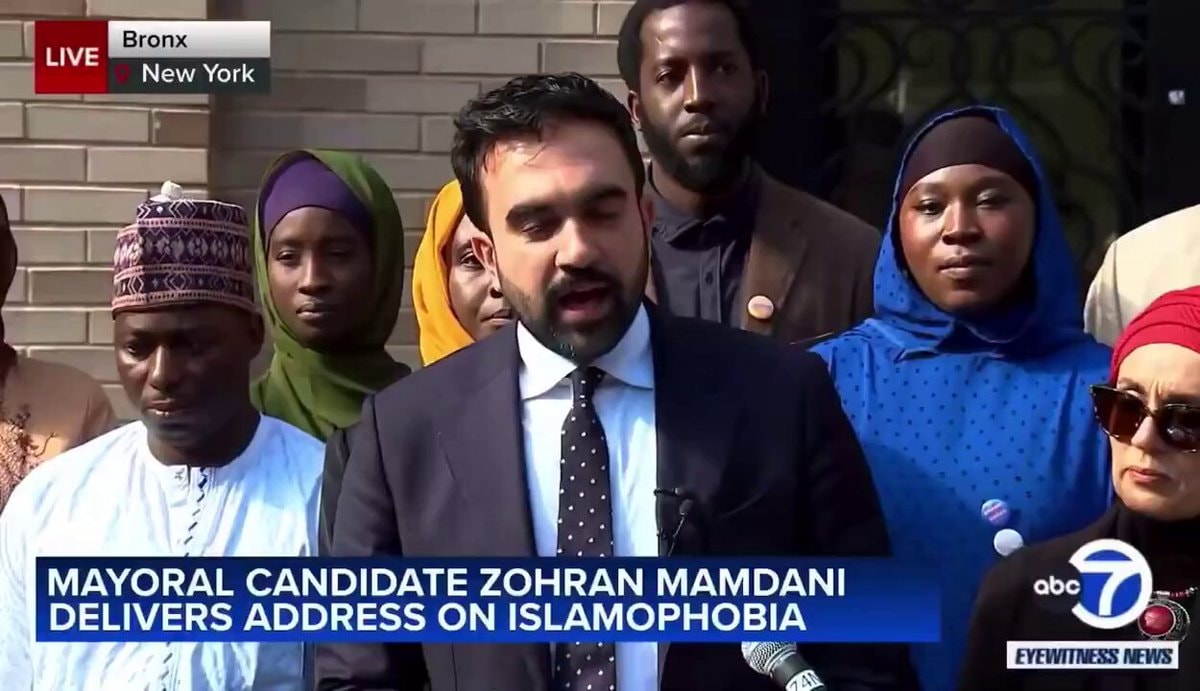 Zohran Mamdani address on Islamophobia