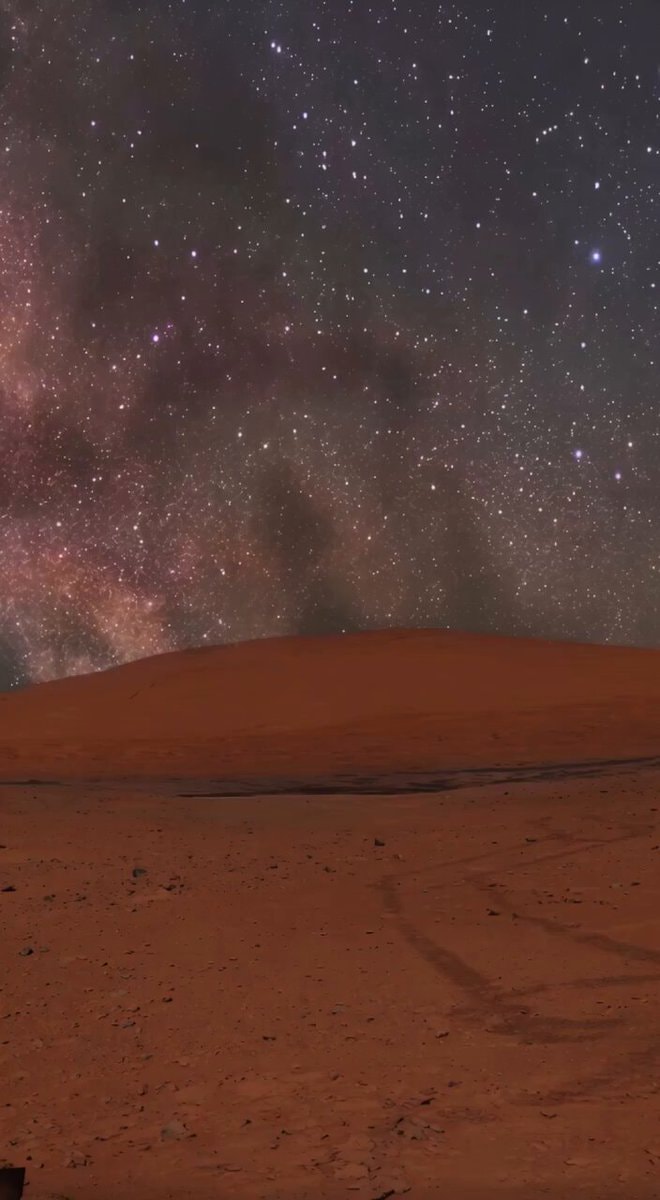 Mars under the red dust