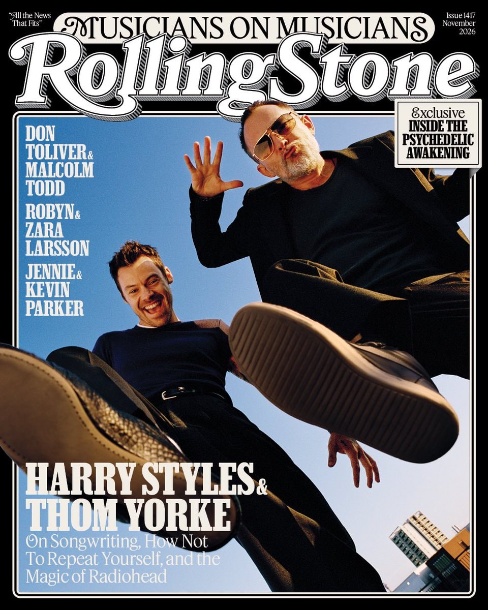 Harry Styles Thom Yorke Rolling Stone cover