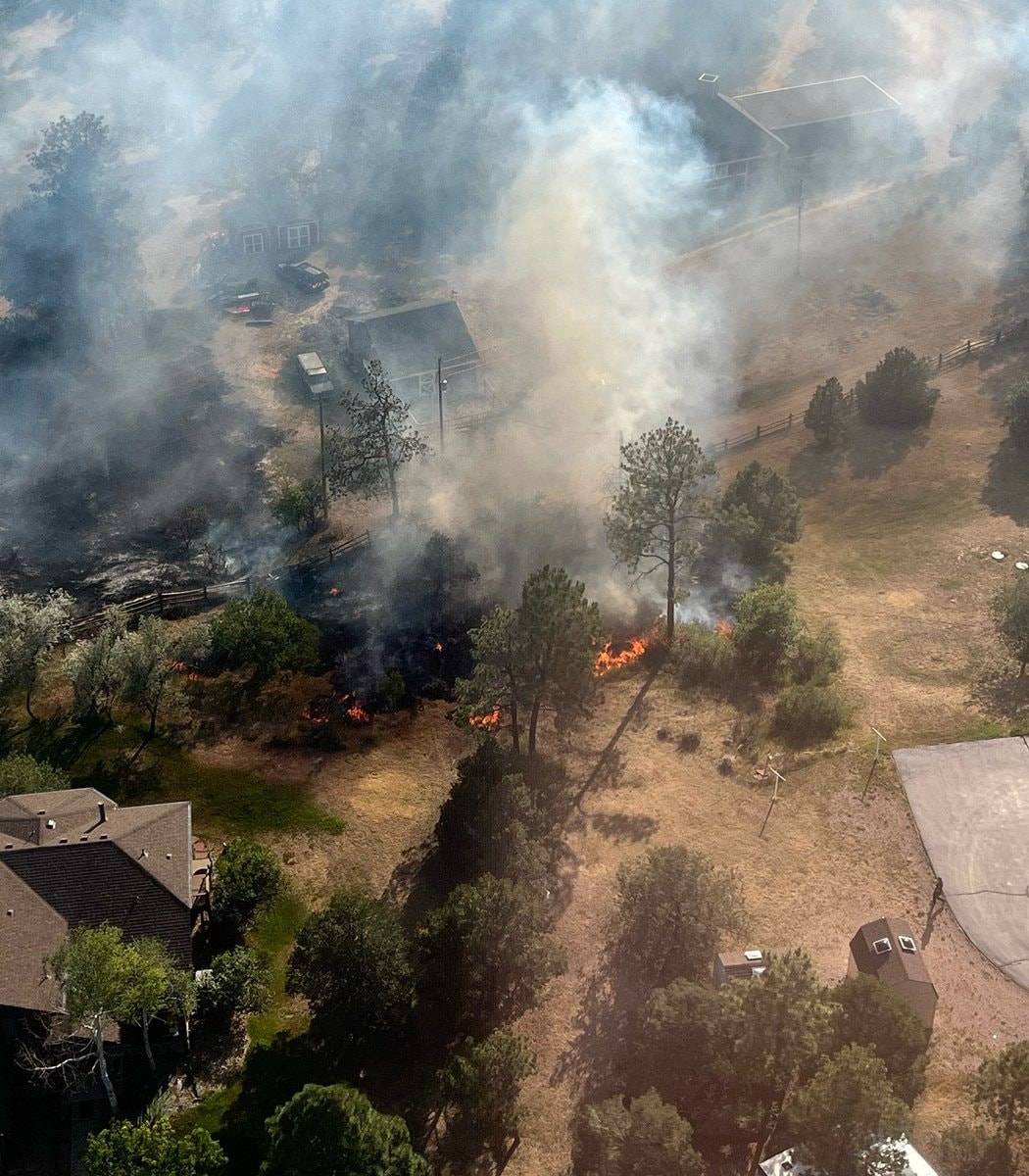 Colorado squirrel power line fire (photo 2 of 2)