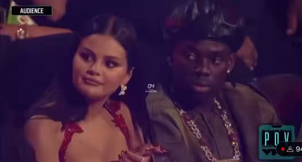 Selena Gomez Chris Brown VMAs reaction