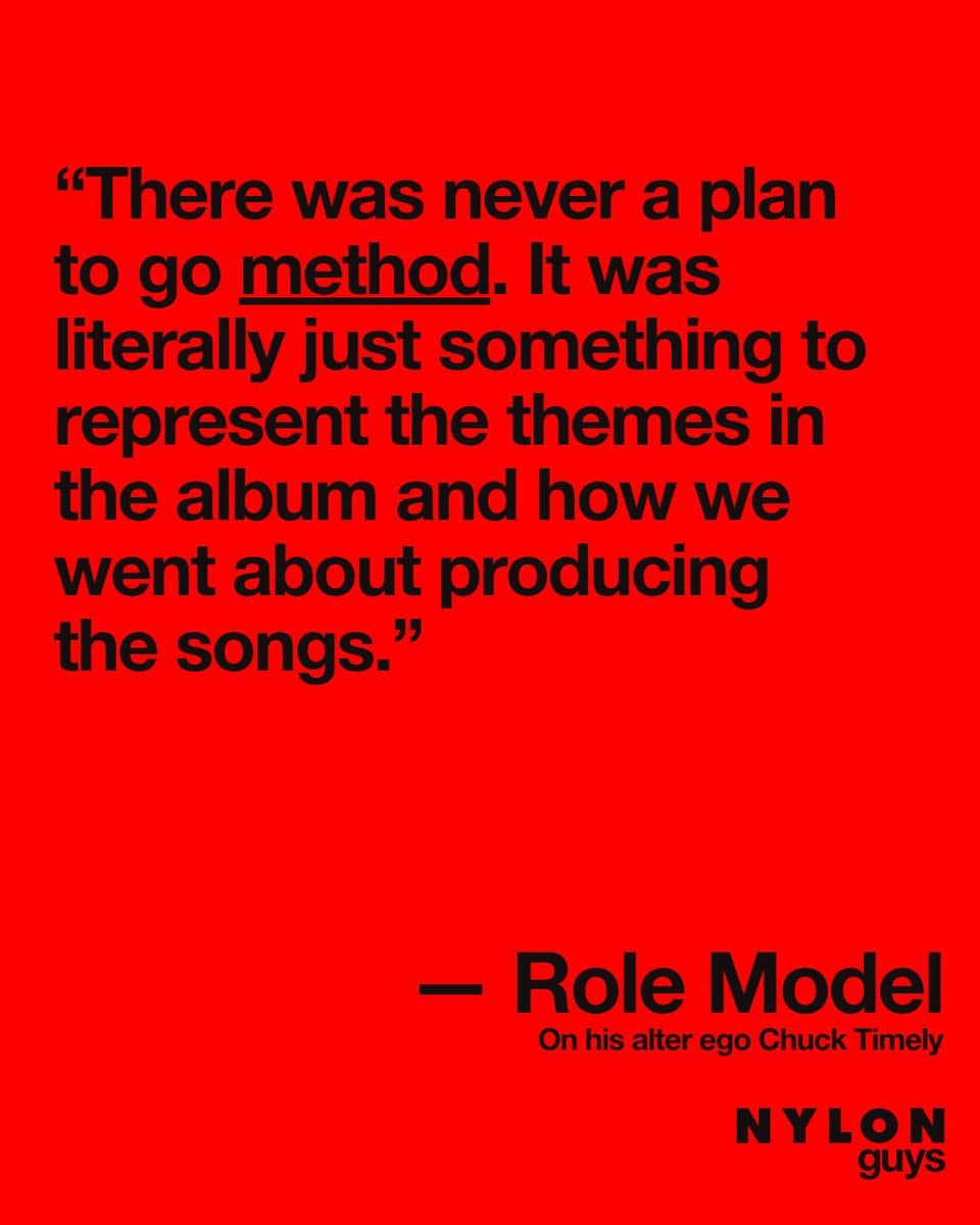 ROLE MODEL NYLON Chuck Timely interview (photo 2 of 2)