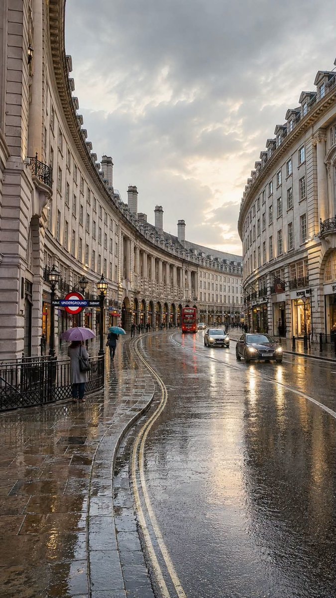 London rainy day