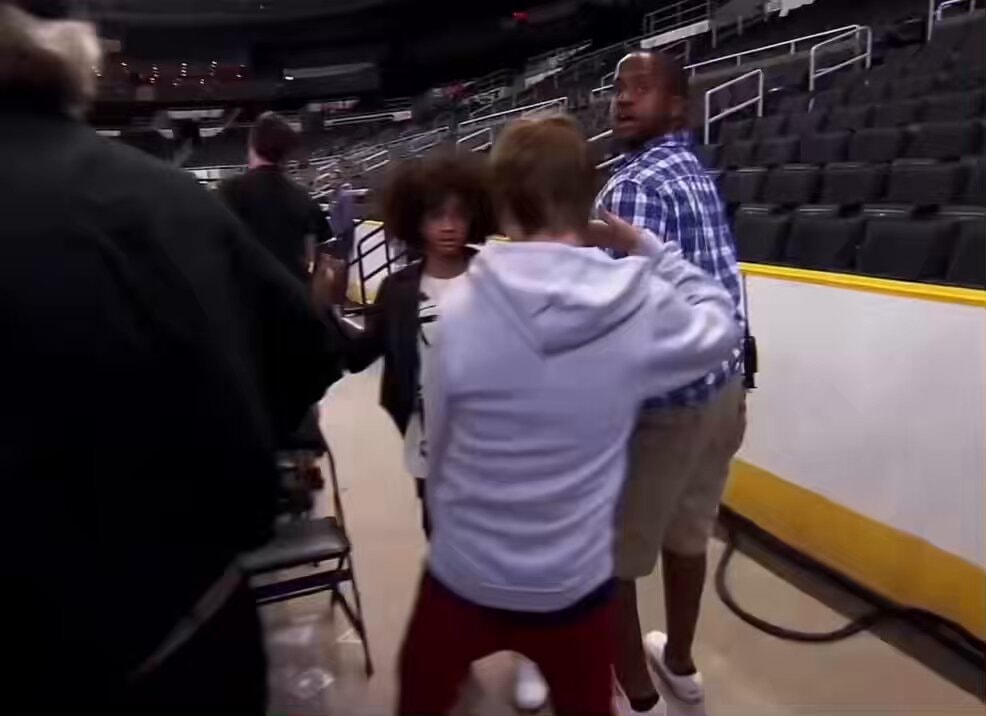 Justin Bieber and Jaden Smith Never Say Never rehearsal