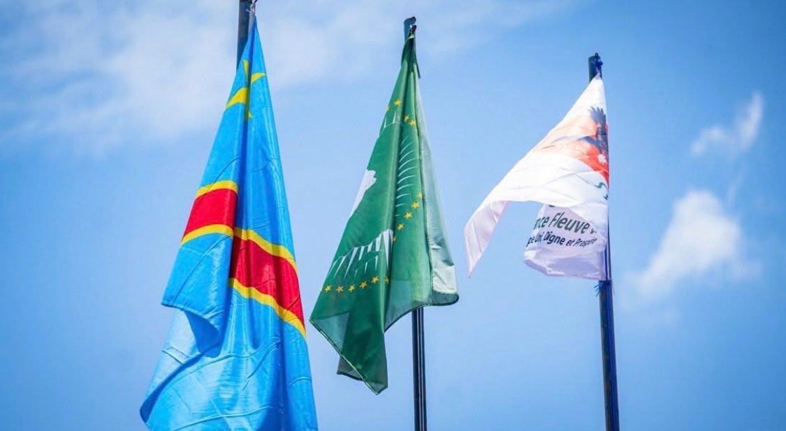 African Union flag raised in Goma