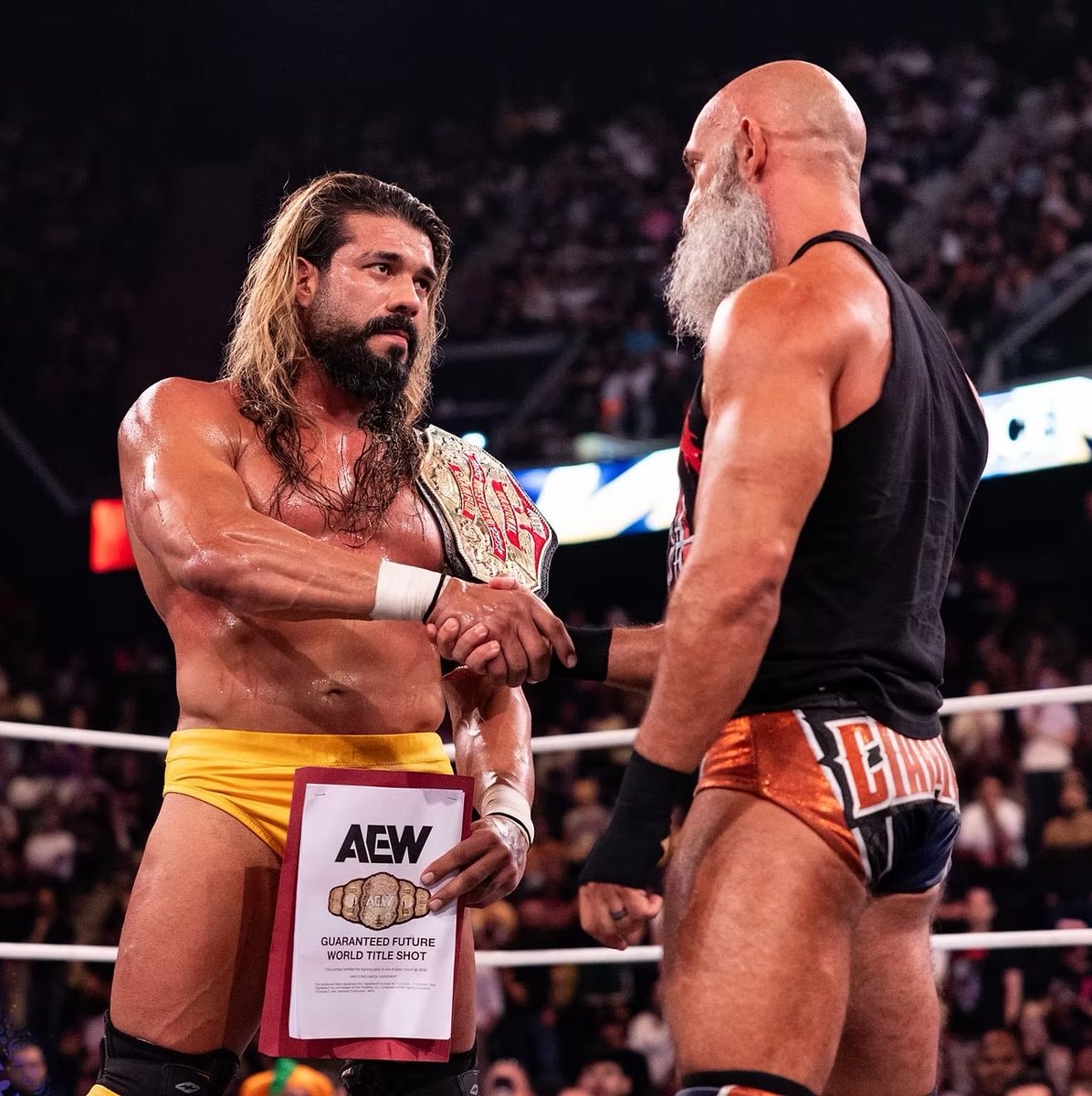 Ciampa and Andrade title shot moment