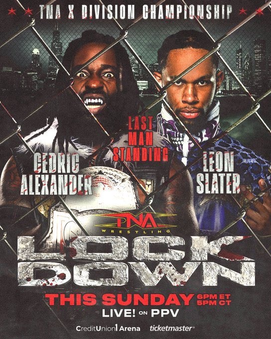 Cedric Alexander vs Leon Slater TNA Lockdown