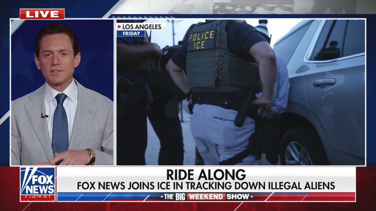 Fox News ICE Los Angeles Ride-Along