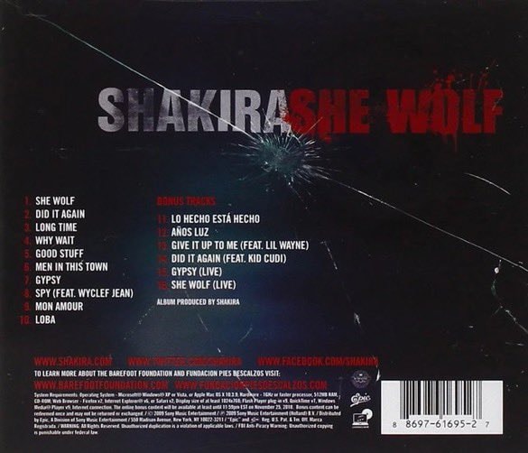 Shakira She Wolf (photo 2 of 2)