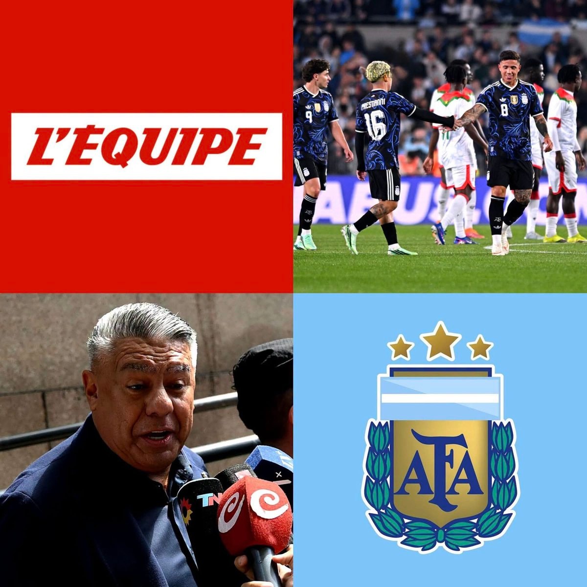 L'Équipe criticizes Argentina strategy L'Équipe criticizes Argentina strategy