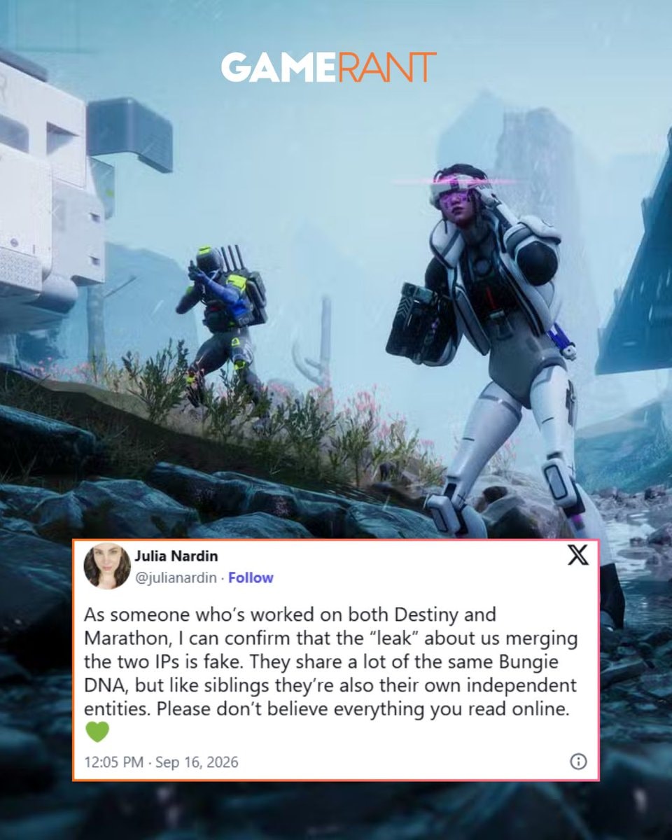 Marathon Destiny 2 merger debunked (photo 2 of 2)