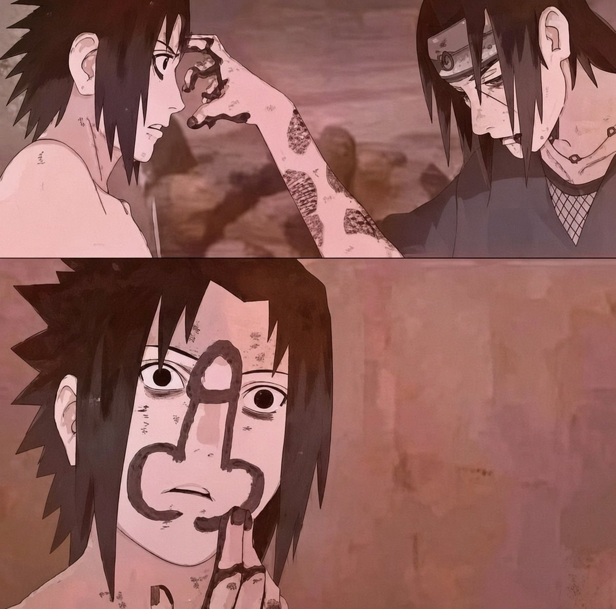 Itachi Uchiha Sasuke Uchiha Naruto meme