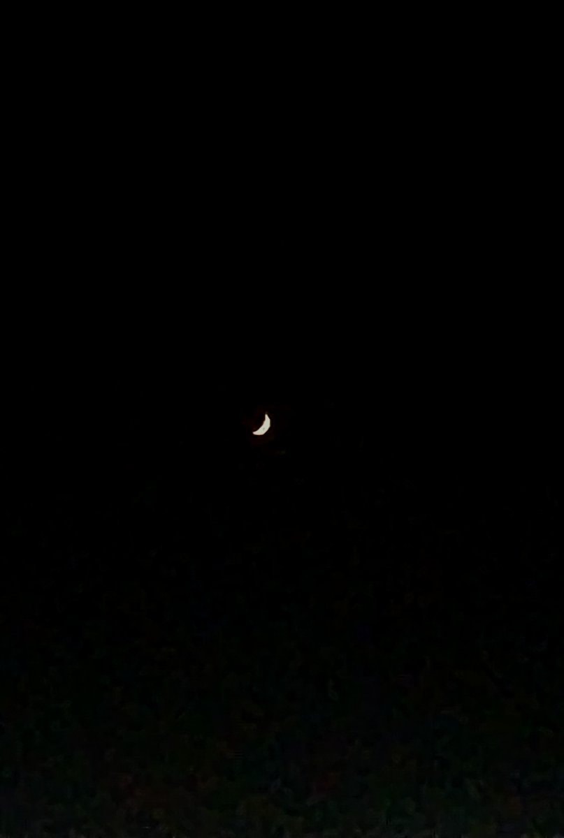 crescent moon from last night