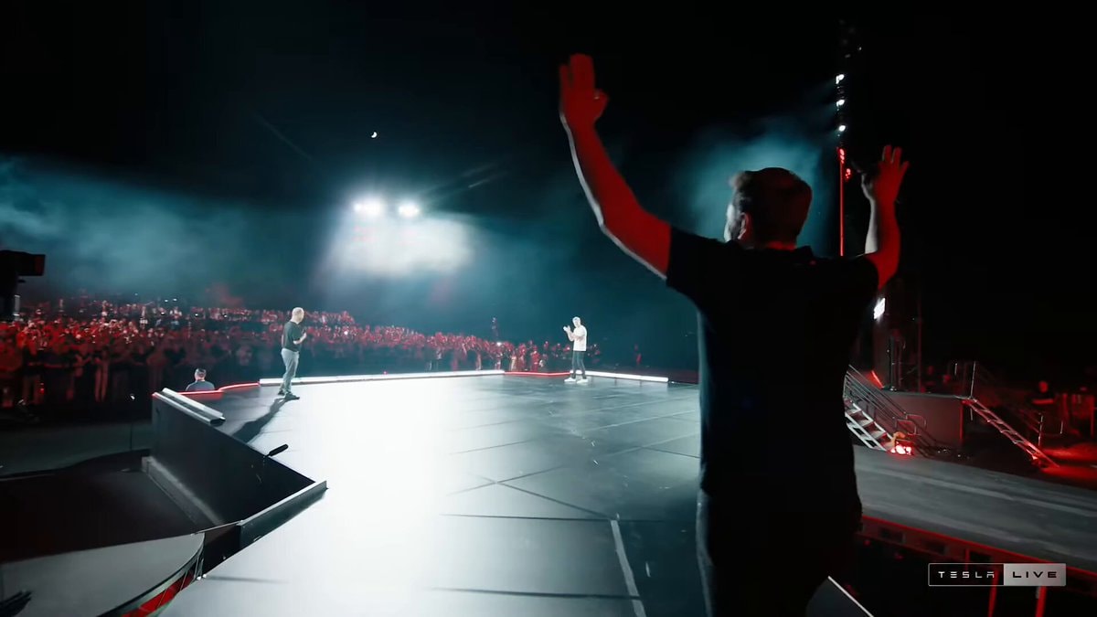 Elon Musk Tesla Roadster reveal in Texas