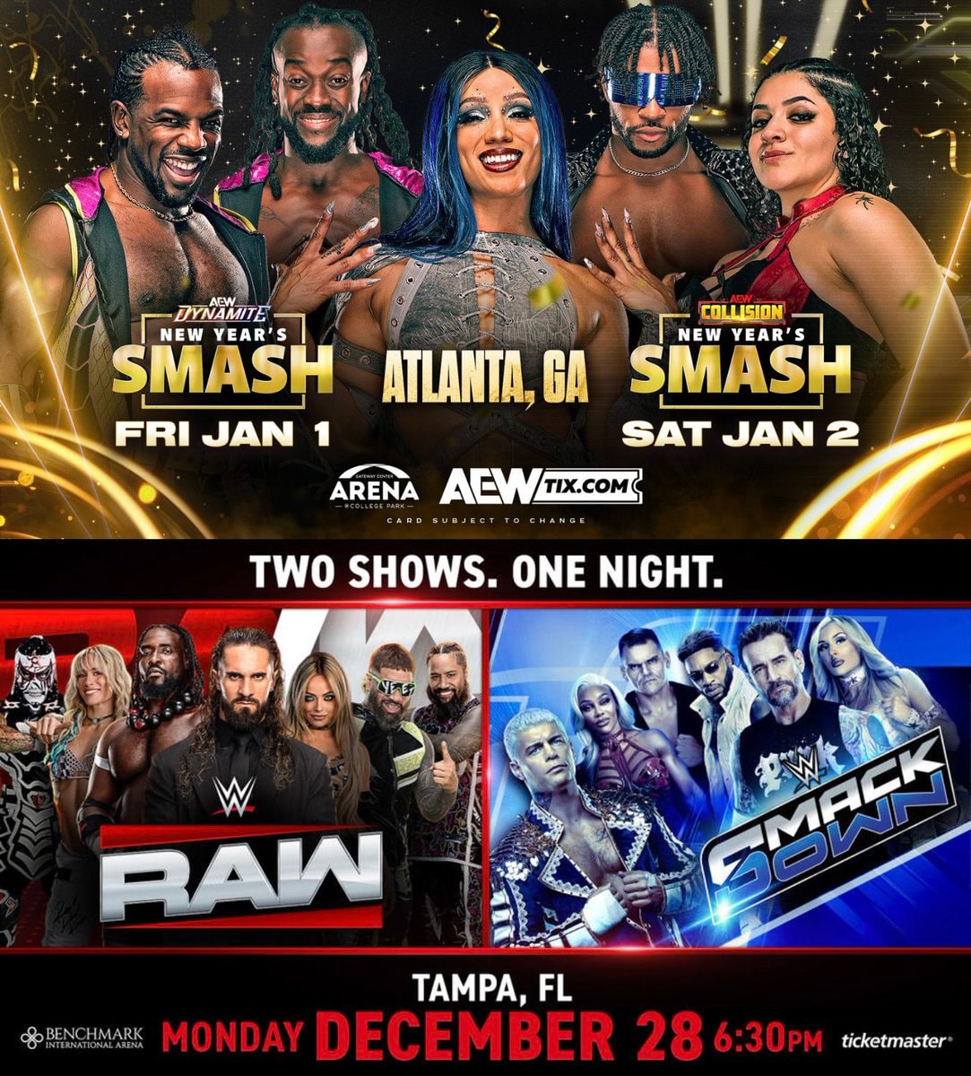 SmackDown vs AEW New Year's Smash SmackDown vs AEW New Year's Smash