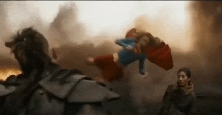 Milly Alcock Supergirl cape Christopher Reeve fabric