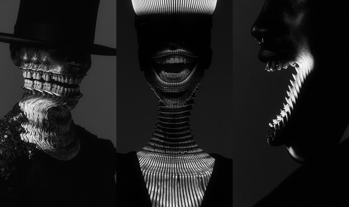 Skeletal smile Midjourney triptych 😍 Skeletal smile Midjourney triptych 😍