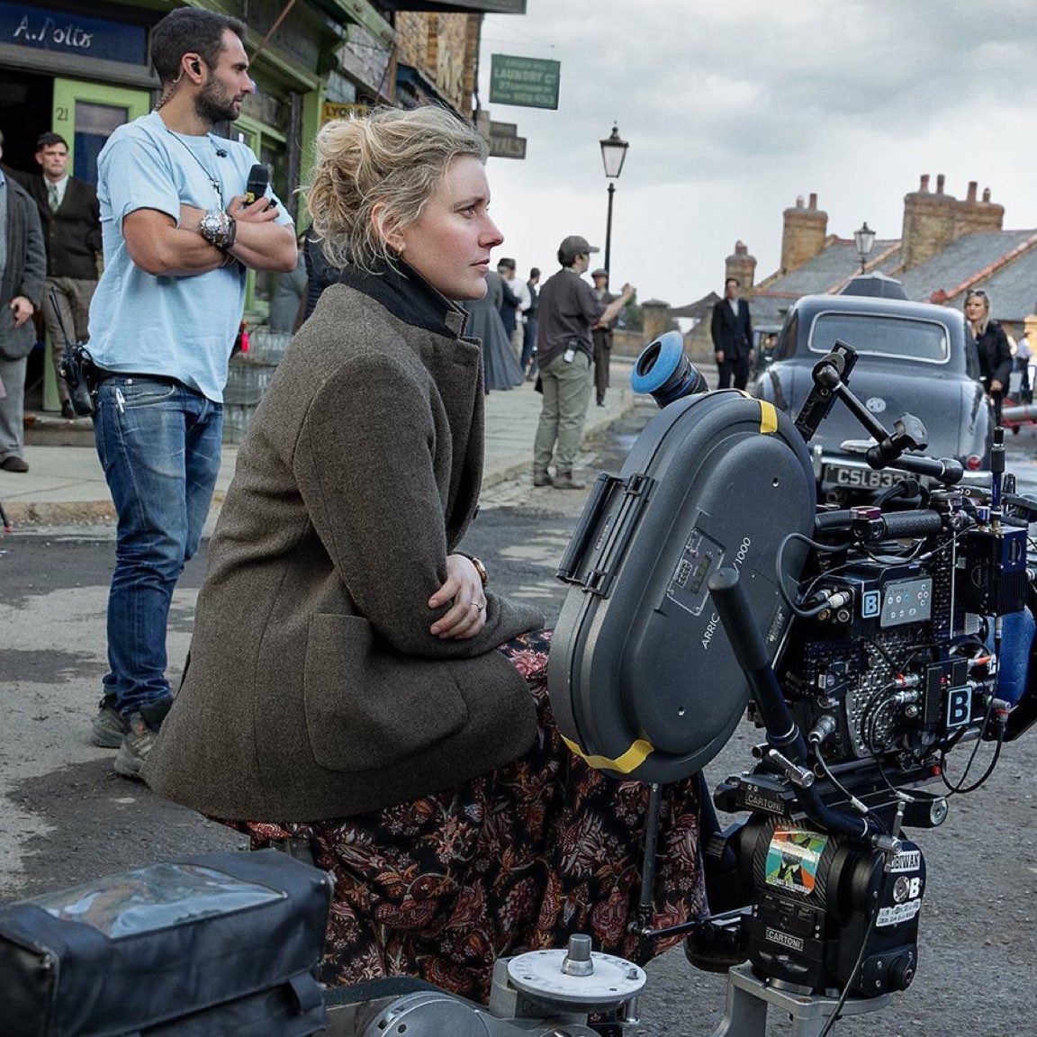 Greta Gerwig Narnia set