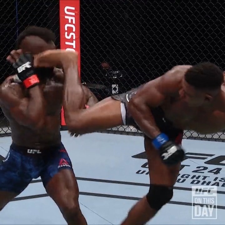 Joaquin Buckley spinning back kick