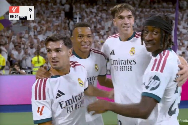 REAL MADRID 5 goals
