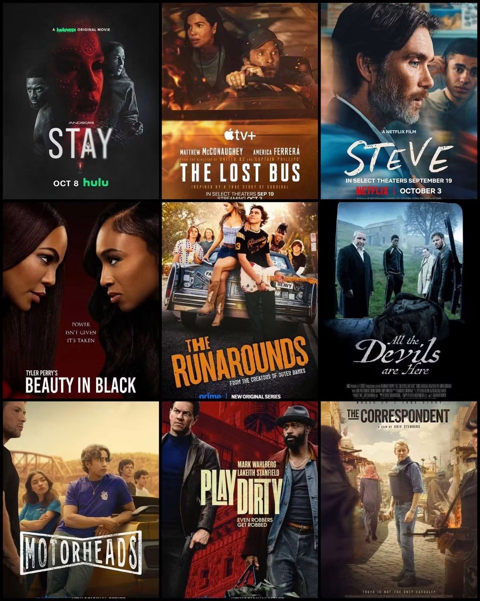 9 movies and series picks for October