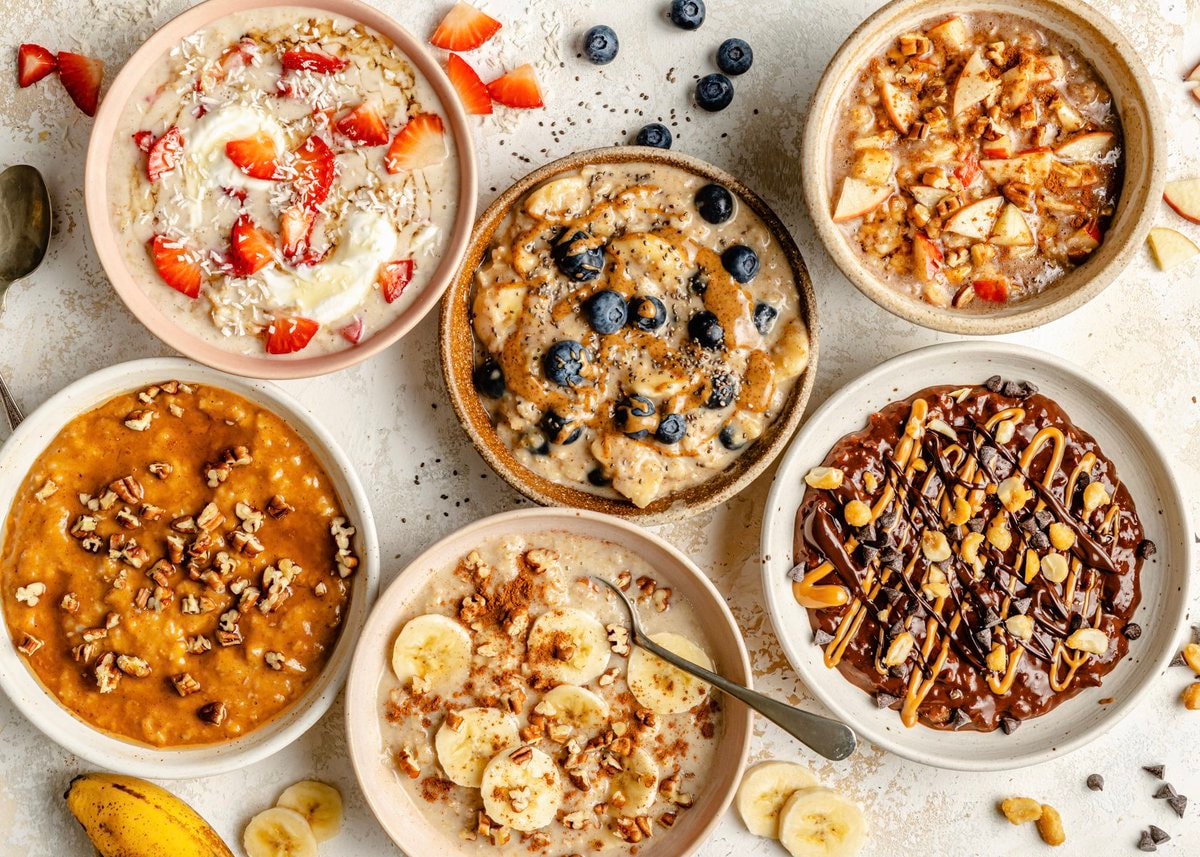 National Oatmeal Day bowls