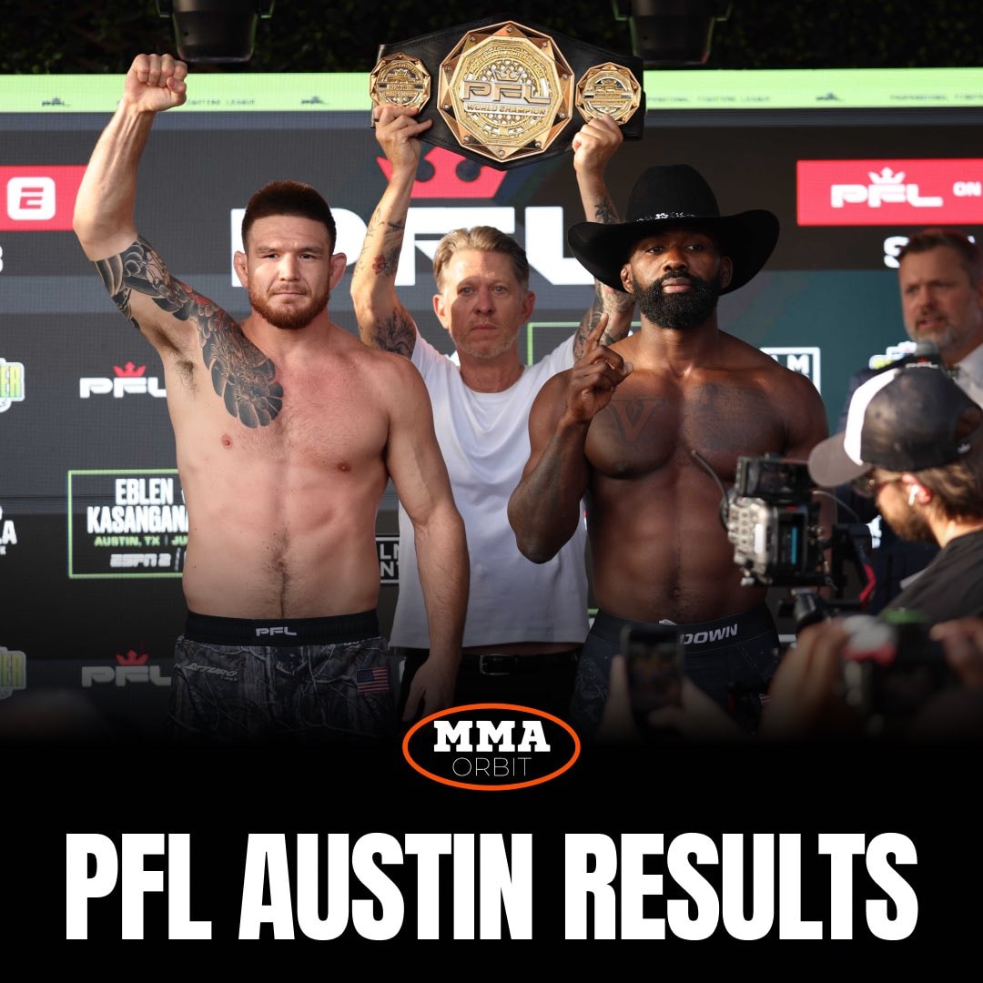 Johnny Eblen PFL interim middleweight title