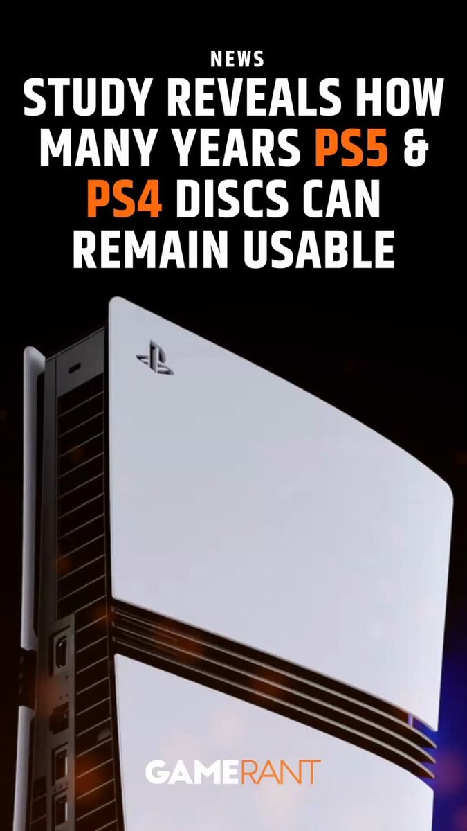 PS5 and PS4 disc lifespan study