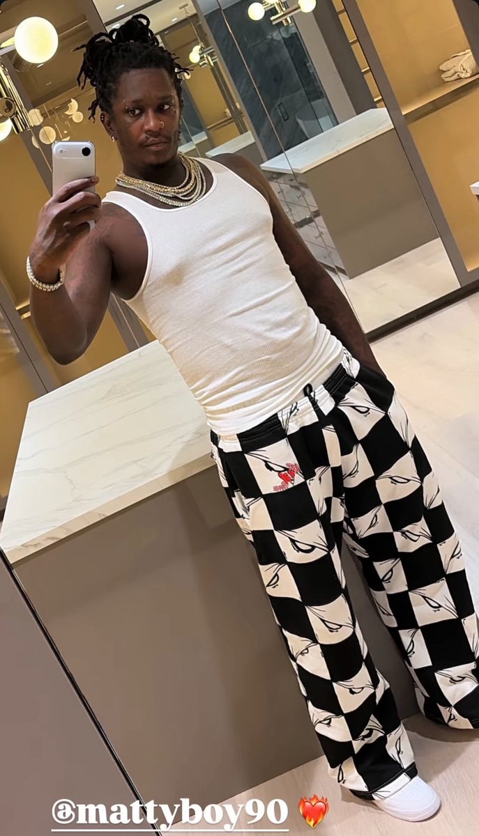Young Thug IG selfie Young Thug IG selfie