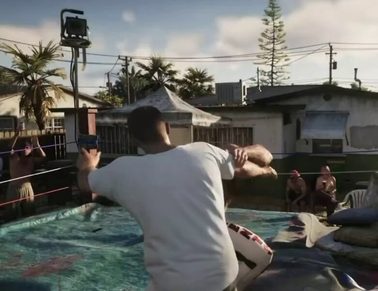 GTA 6 backyard wrestling