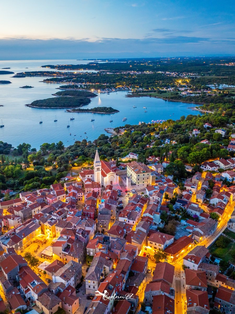 Vrsar Croatia aerial view
