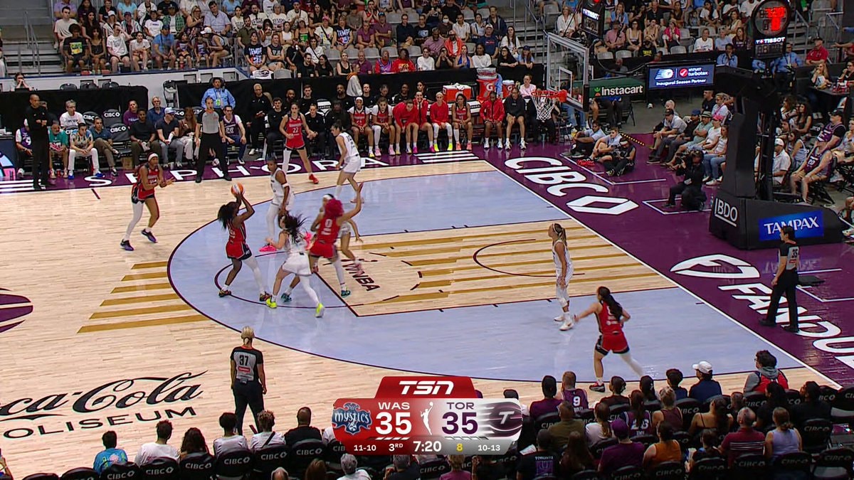 Sonia Citron Kiki Iriafen bucket Washington Mystics Toronto