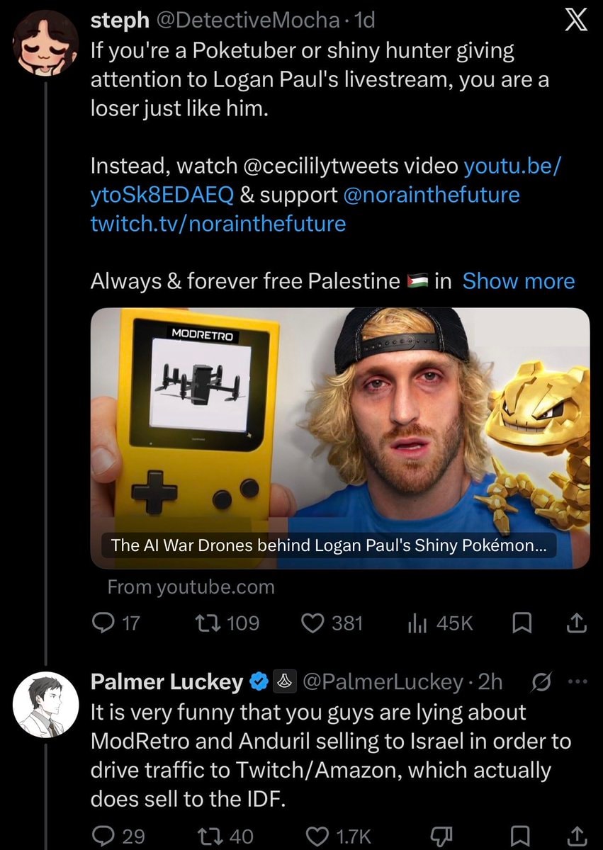 Palmer Luckey on ModRetro and Logan Paul (photo 2 of 2)
