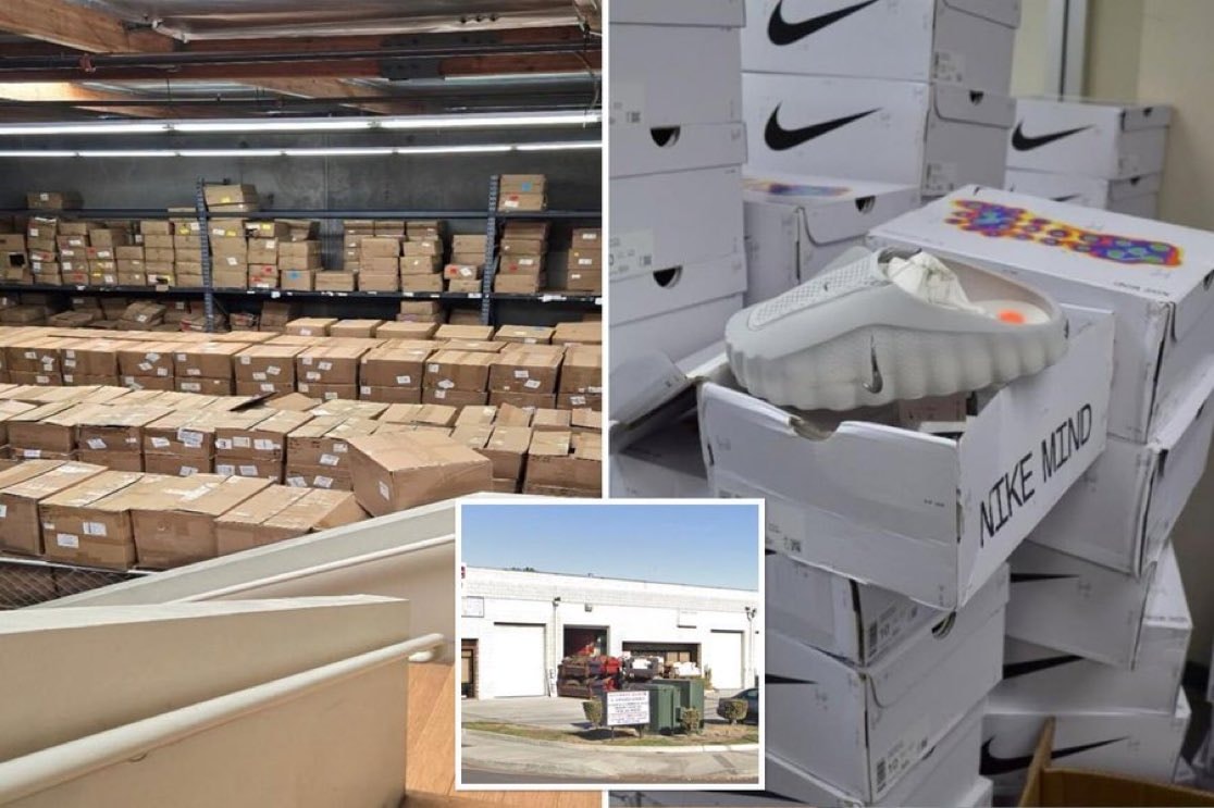 $10 million fake Adidas Nike seizure