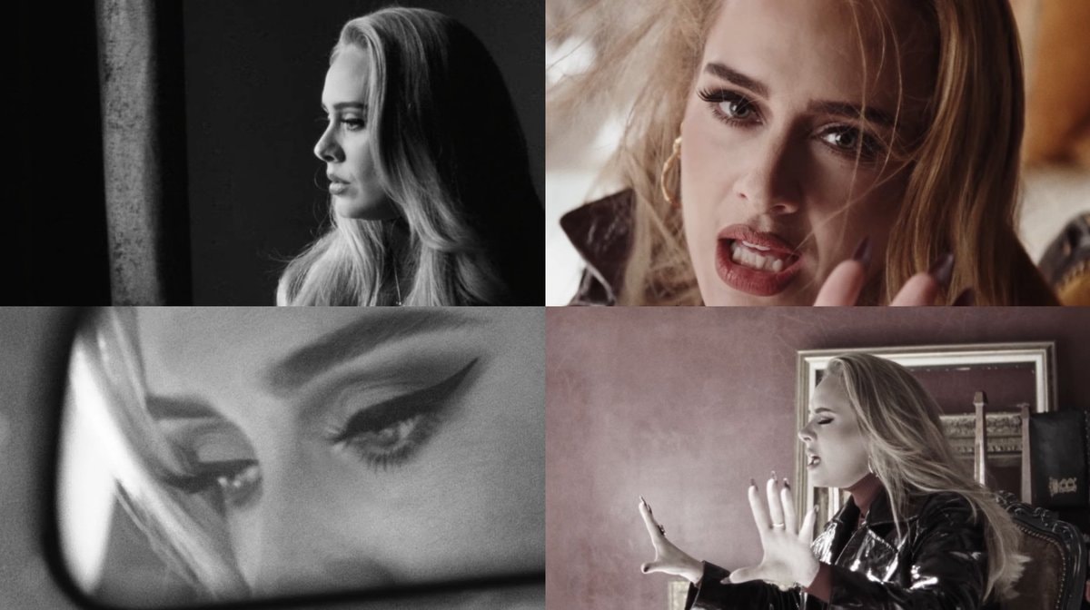 Adele Easy on Me collage