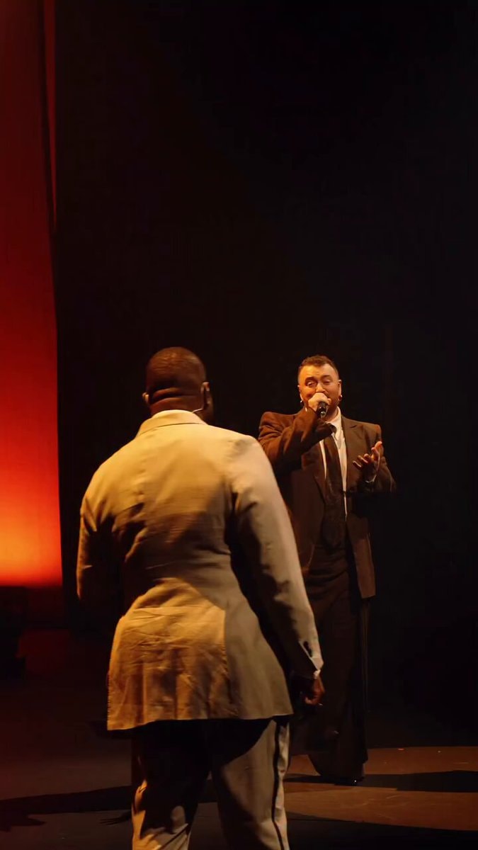 Sam Smith and Jacob Lusk My Guy London