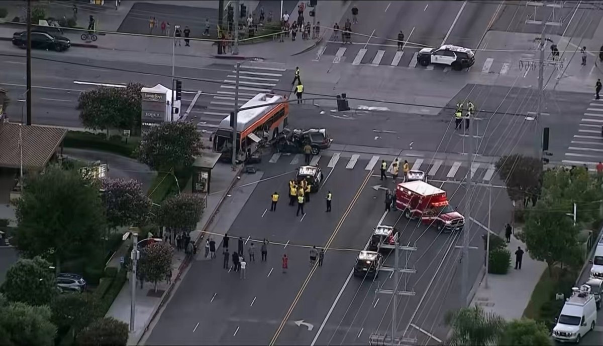 KNBC helicopter crash Los Angeles