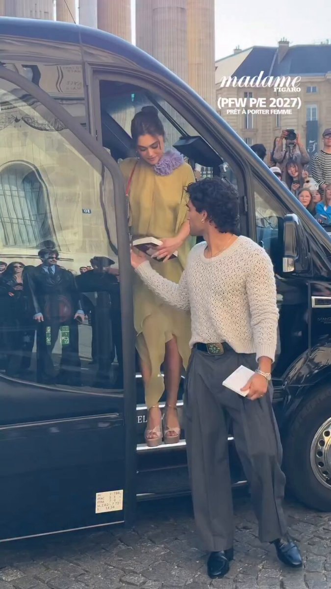 Josh and Mika at Paris Fashion Week