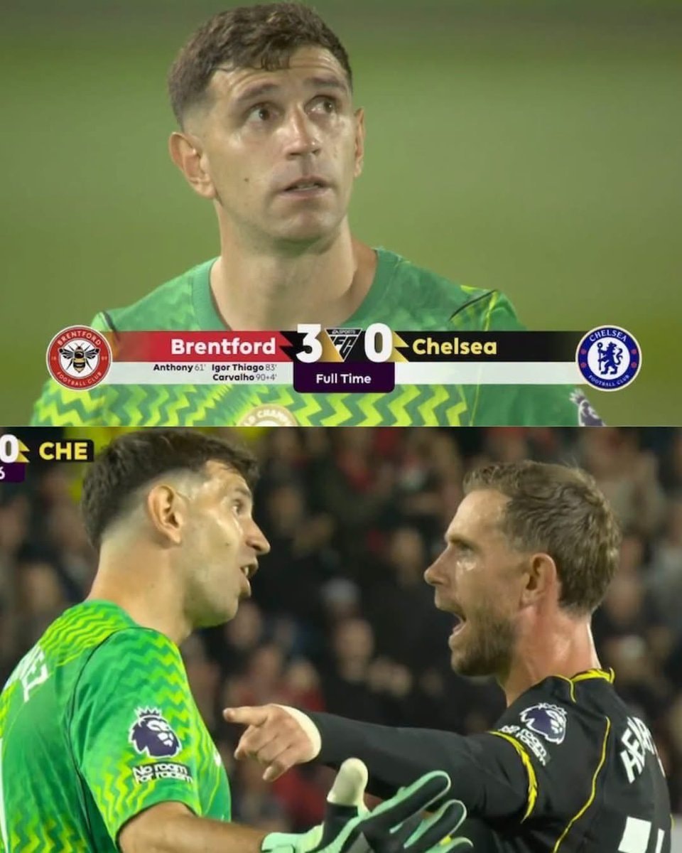 Dibu Martínez Brentford Chelsea 3-0