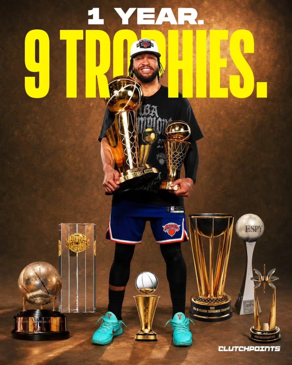 Jalen Brunson 9 trophies