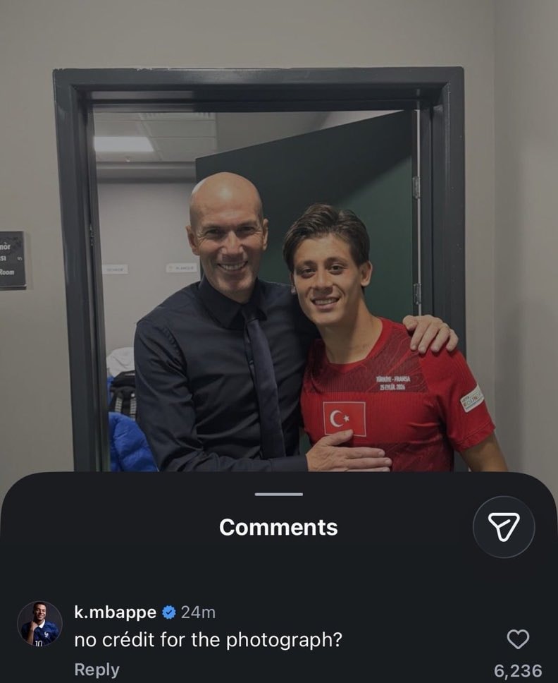 Kylian Mbappé Arda Güler Zidane photo
