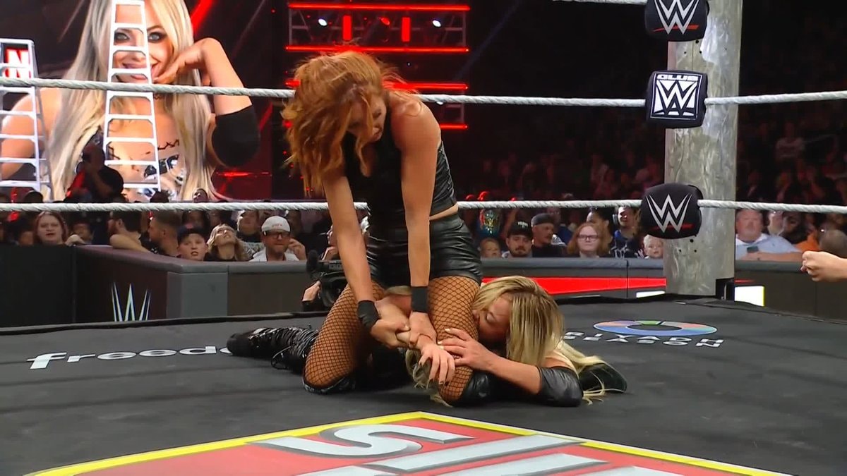 Liv Morgan escapes Disarm-her Liv Morgan escapes Disarm-her