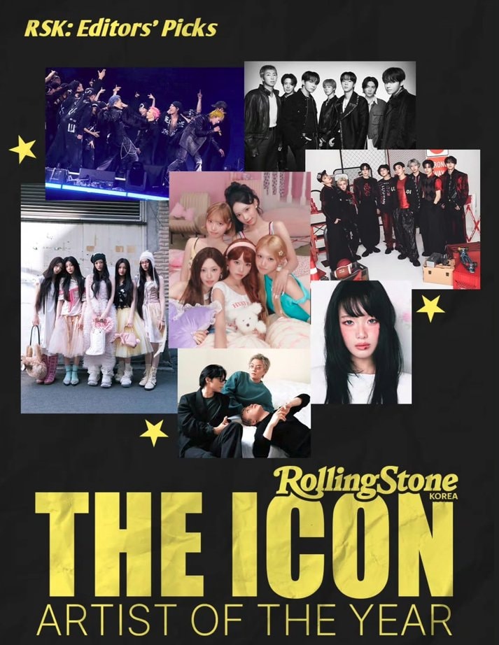 Rolling Stone Korea Artist Of The Year List (photo 2 of 2)