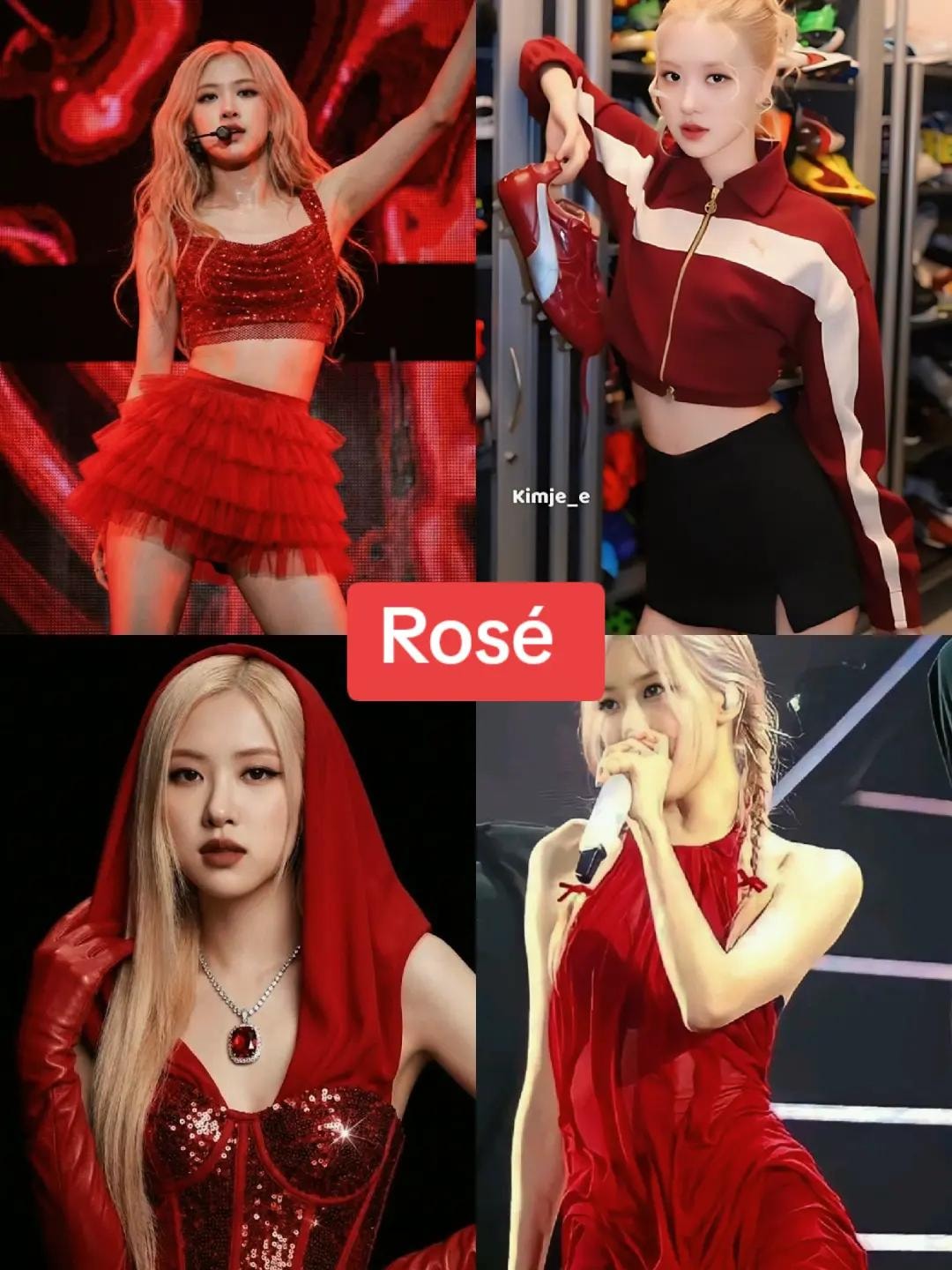 Blackpink members on red edit (photo 2 of 4)