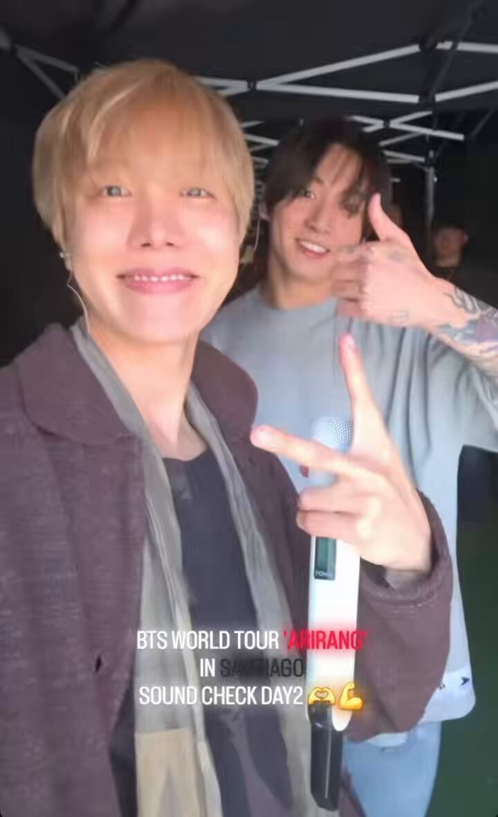 Jung Hoseok Jungkook Santiago Soundcheck