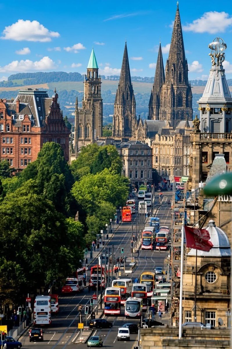 Princes Street Edinburgh Scotland