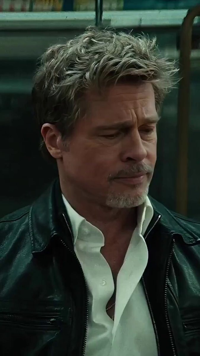 Brad Pitt serious look